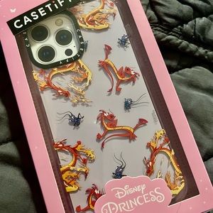 CASETiFY iPhone 13 pro max case mushu and cricket from mulan